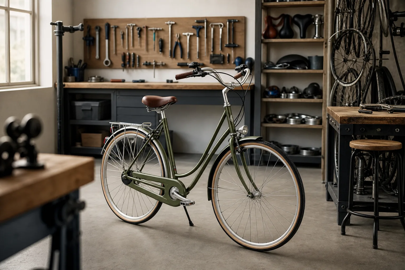 Two miles to the pier, twenty stop signs. What an upright frame actually buys you